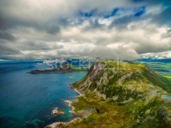 Scenic vedere nori peisaj mare Imagine de stoc © Harlekino