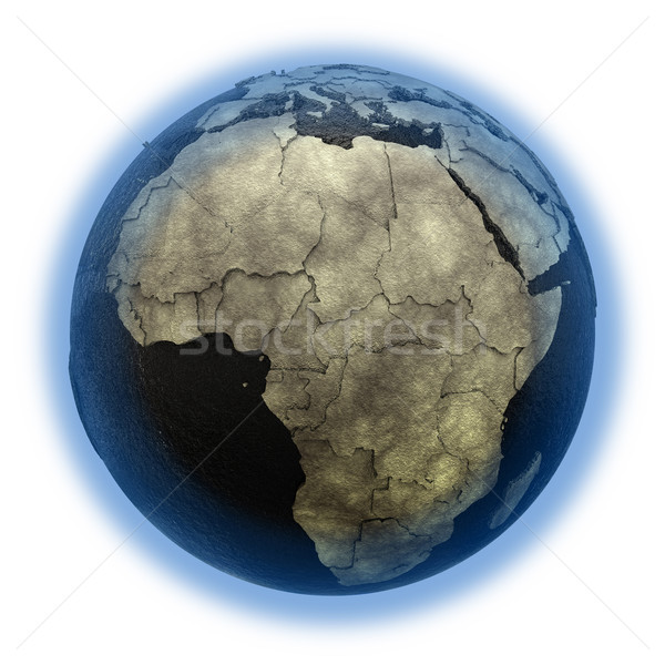 Africa on Earth of oil Stock photo © Harlekino