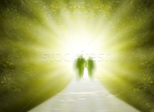 Piedi luce due persone piedi paradiso cielo Foto d'archivio © Hasenonkel
