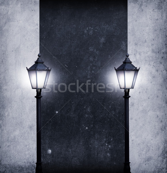 lighted board for your text Stock photo © Hasenonkel