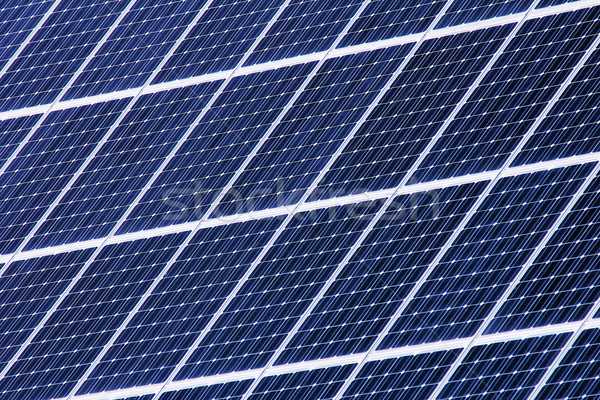 Stock photo: Housetop with solar