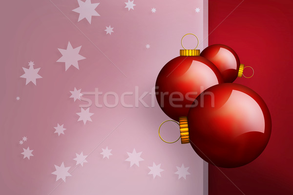 Natale felice design vetro sfondo Foto d'archivio © Hasenonkel