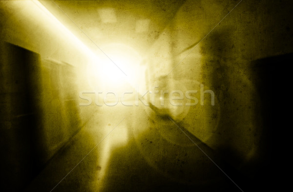 Pressione donna corridoio abstract luce ospedale Foto d'archivio © Hasenonkel