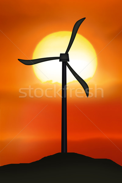 wind power Stock photo © Hasenonkel