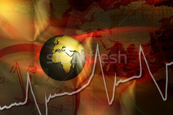 world in stress Stock photo © Hasenonkel