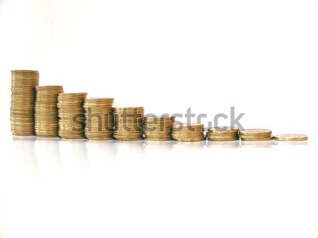 Moneda aislado dorado monedas mexicano negocios Foto stock © hayaship