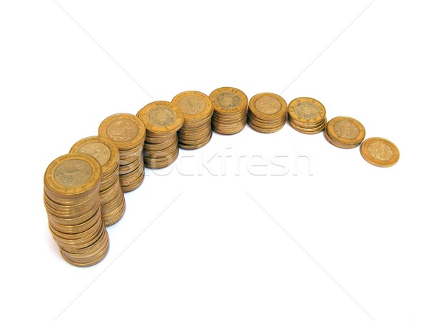 Moneda aislado dorado monedas mexicano negocios Foto stock © hayaship