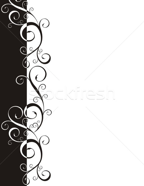 Stock photo: page border