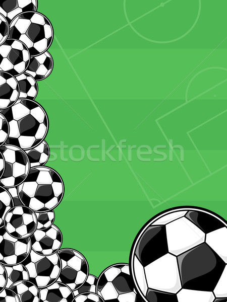 Calcio confine verde copia spazio design Foto d'archivio © hayaship