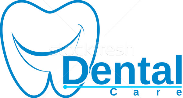 Zahnpflege Design Lächeln zahnärztliche logo Vektor Stock foto © hayaship