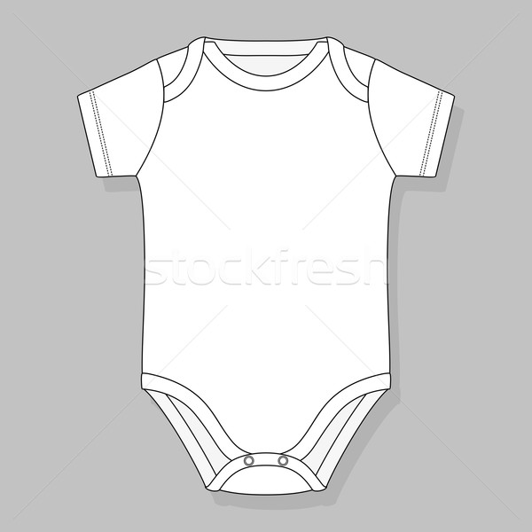 Baby sketch modello isolato grigio moda Foto d'archivio © hayaship