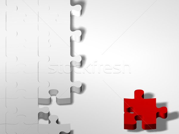Stock photo: puzzle