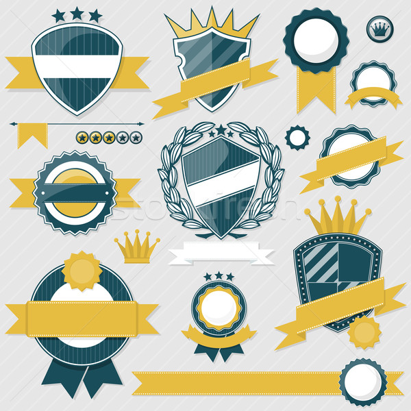 Etichete vector set emblema colectie Imagine de stoc © hayaship