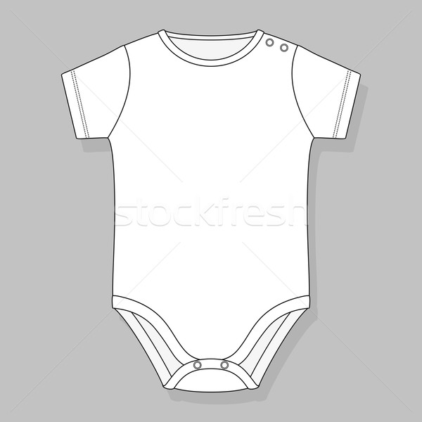 newborn baby bodysuit vector Stock photo © hayaship