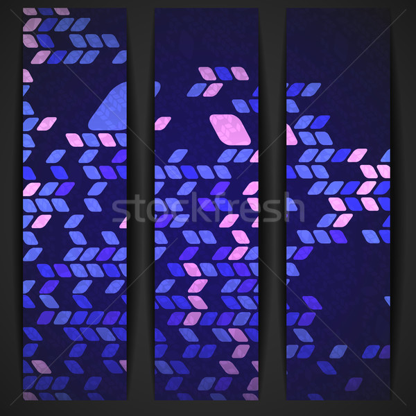 Eenvoudige geometrisch patroon eps 10 mode ontwerp Stockfoto © HelenStock