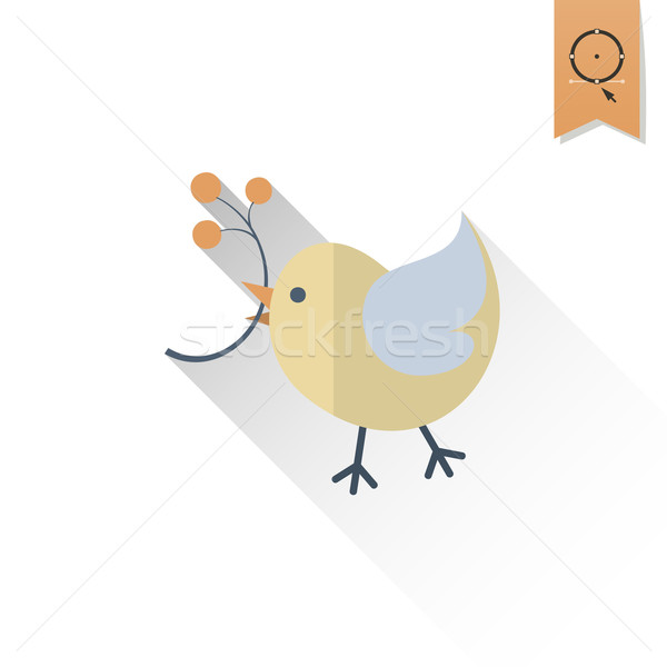 Bird with Viburnum Stock photo © HelenStock