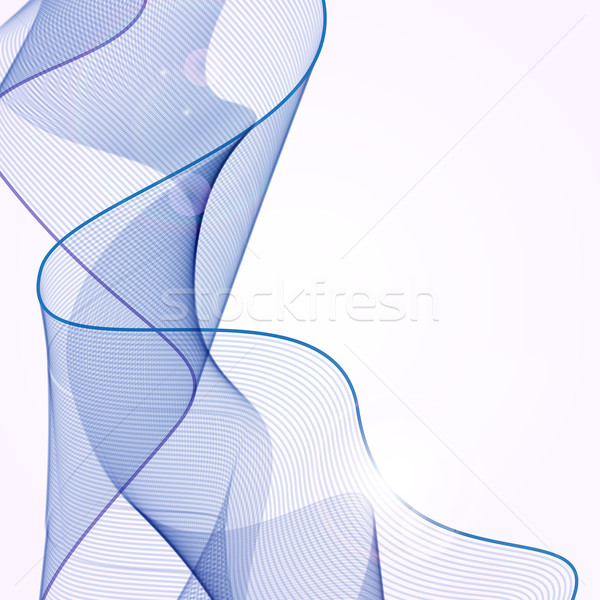 Abstract Waves Design. Stock photo © HelenStock