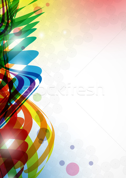 Abstrakten farbenreich eps 10 Design Rauch Stock foto © HelenStock