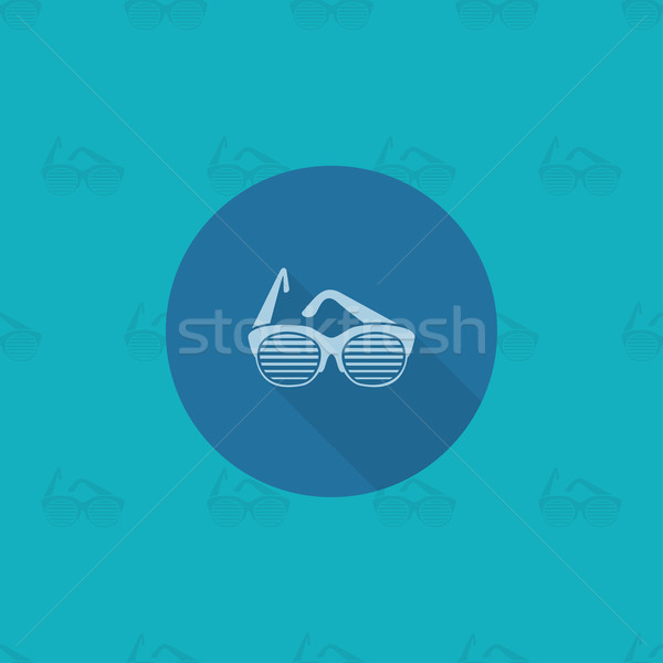 Summer and Beach Simple Flat Icon Stock photo © HelenStock