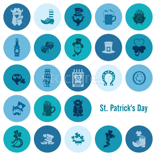 Stock photo: Saint Patricks Day Icon Set