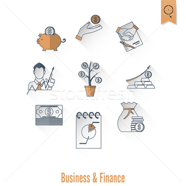 ストックフォト: ビジネス · 金融 · 単純な · スタイル
