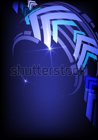 Foto stock: Seta · azul · lugar · texto · eps · 10