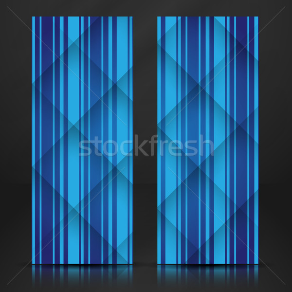 Abstract Blue Stripe Background Stock photo © HelenStock