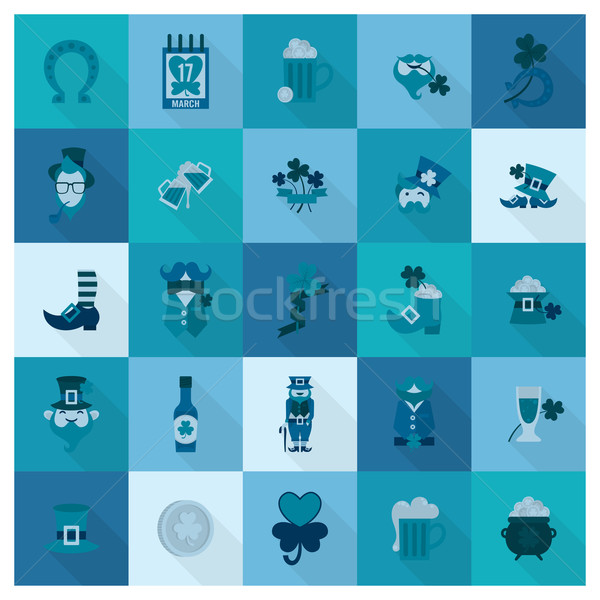 Stock photo: Saint Patricks Day Icon Set