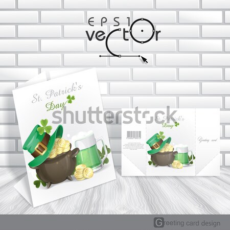 St. Patrick's Day Background Stock photo © HelenStock