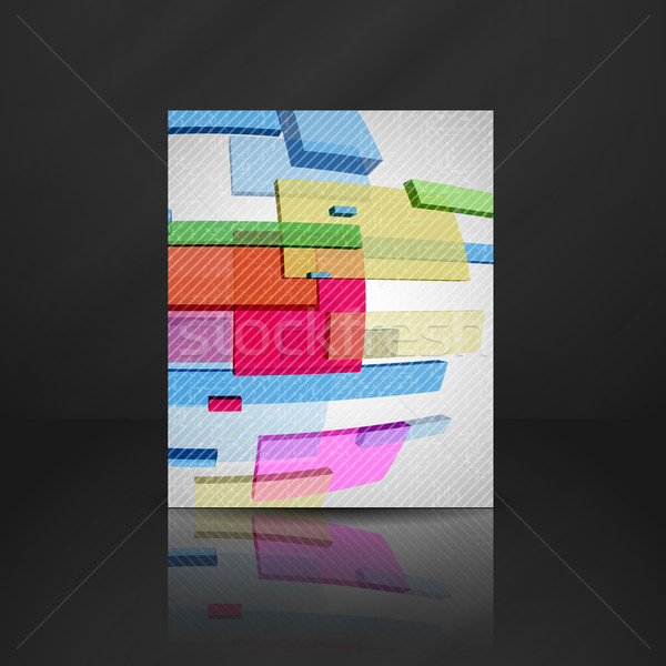 Abstract Rectangle Background. Stock photo © HelenStock