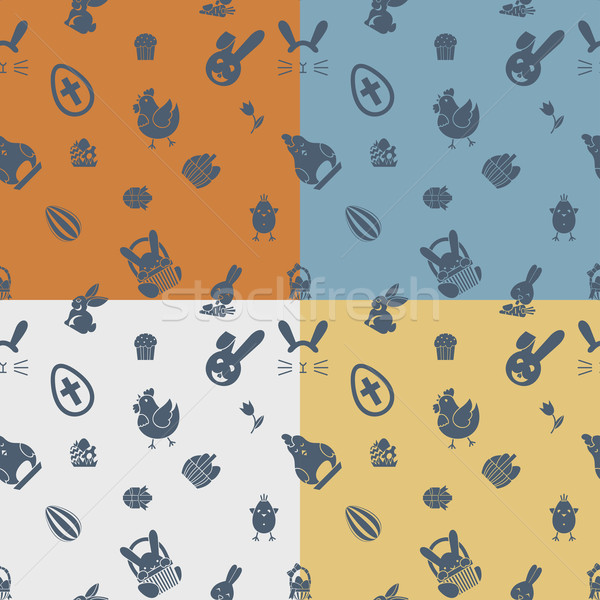 Easter Seamless Pattern Stock photo © HelenStock