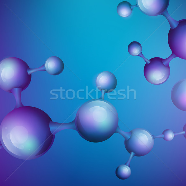 3d Molecule Background. Stock photo © HelenStock