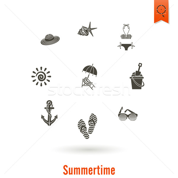 Imagine de stoc: Vară · plajă · simplu · icoane · călători · vacanţă