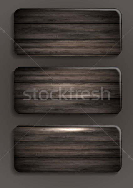 Ahşap doku afiş eps 10 iş Stok fotoğraf © HelenStock