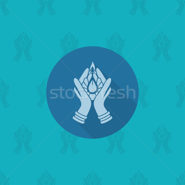 Stock photo: Diwali. Indian Festival Icon