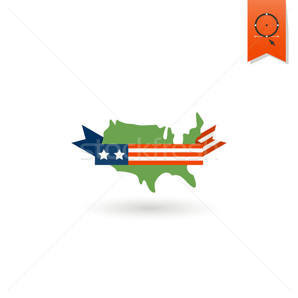 [[stock_photo]]: Jour · États-Unis · simple · icône · vecteur