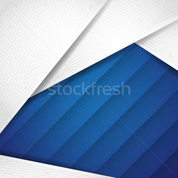 Stock photo: Abstract Background With White Paper Layers