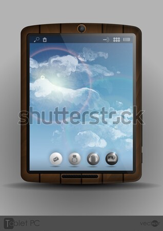 Stock photo: Tablet Computer, Mobile Phone.