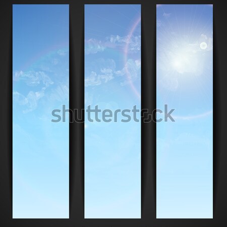 Cloud, Sky Painted Background Stock photo © HelenStock