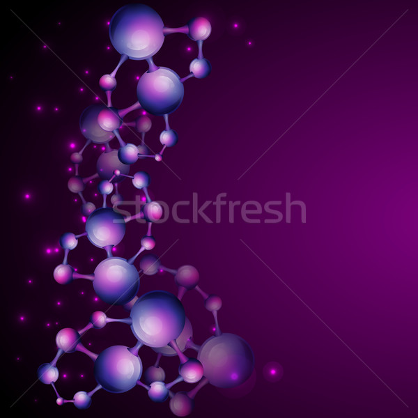 3d molecule background. Stock photo © HelenStock