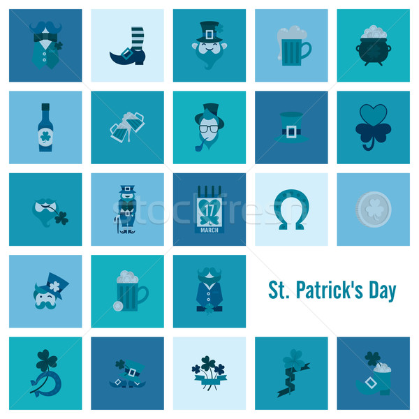 Stock photo: Saint Patricks Day Icon Set