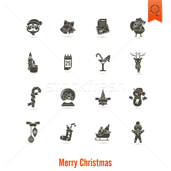 Christmas and Winter Icons Collection Stock photo © HelenStock