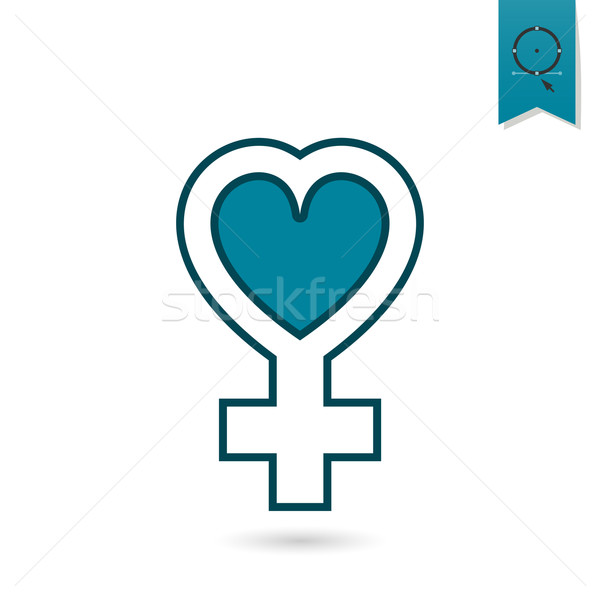 Womans Day Icon Stock photo © HelenStock