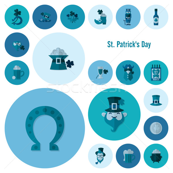 Stock photo: Saint Patricks Day Icon Set