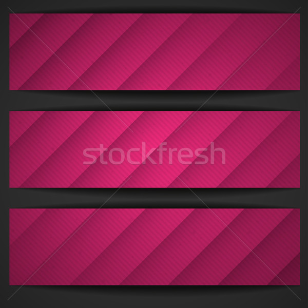 Abstrato roxo papel camadas eps 10 Foto stock © HelenStock