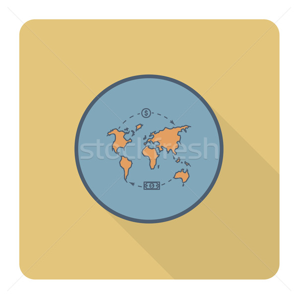 World Map and Money Stock photo © HelenStock