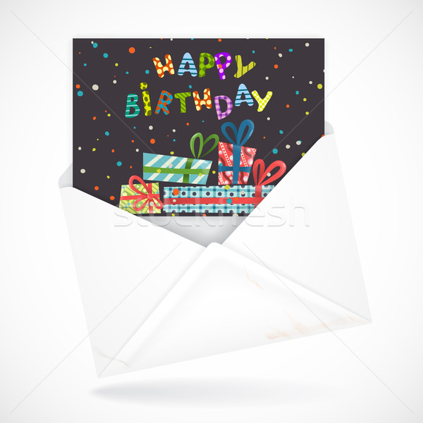 Postal Envelopes With Greeting Card Stock photo © HelenStock