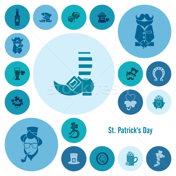 Stock photo: Saint Patricks Day Icon Set