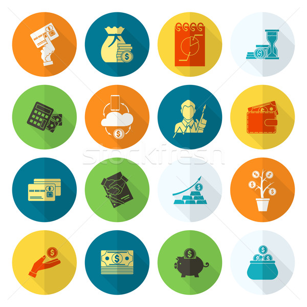 Stock photo: Business and Finance Icon Set