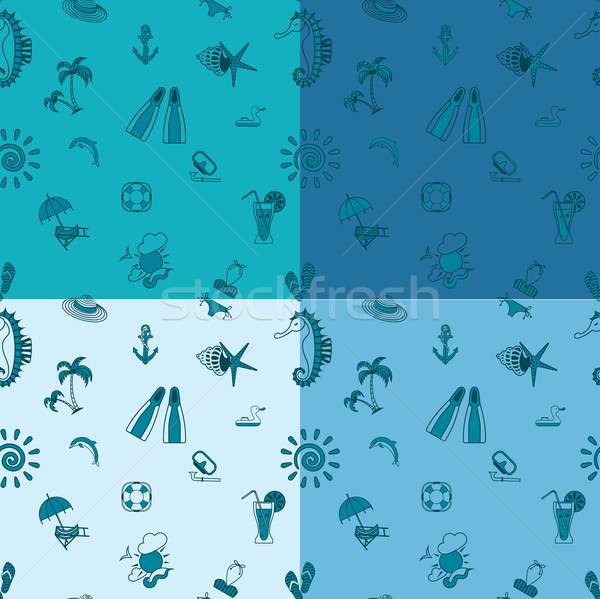 Four Background in Different Colors Stock photo © HelenStock